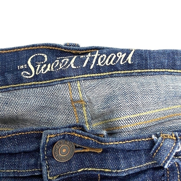 Old Navy The Sweetheart Skinny Women's size 12 Dark Wash Blue Denim jeans - Picture 3 of 4